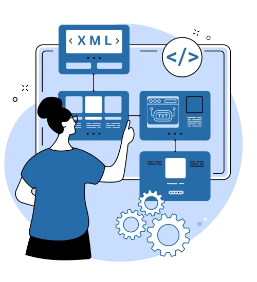 Graphical Representation of Technical SEO SERVICES